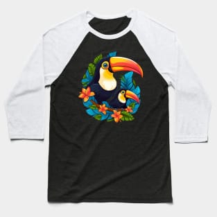 Toucan  Fathers Day Baseball T-Shirt